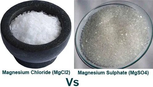 Epsom salt (magnesium sulfate) versus magnesium chloride: what's the difference? - Elektra Magnesium