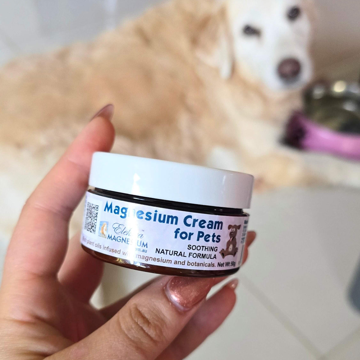 Magnesium Pet Cream 50g Jar