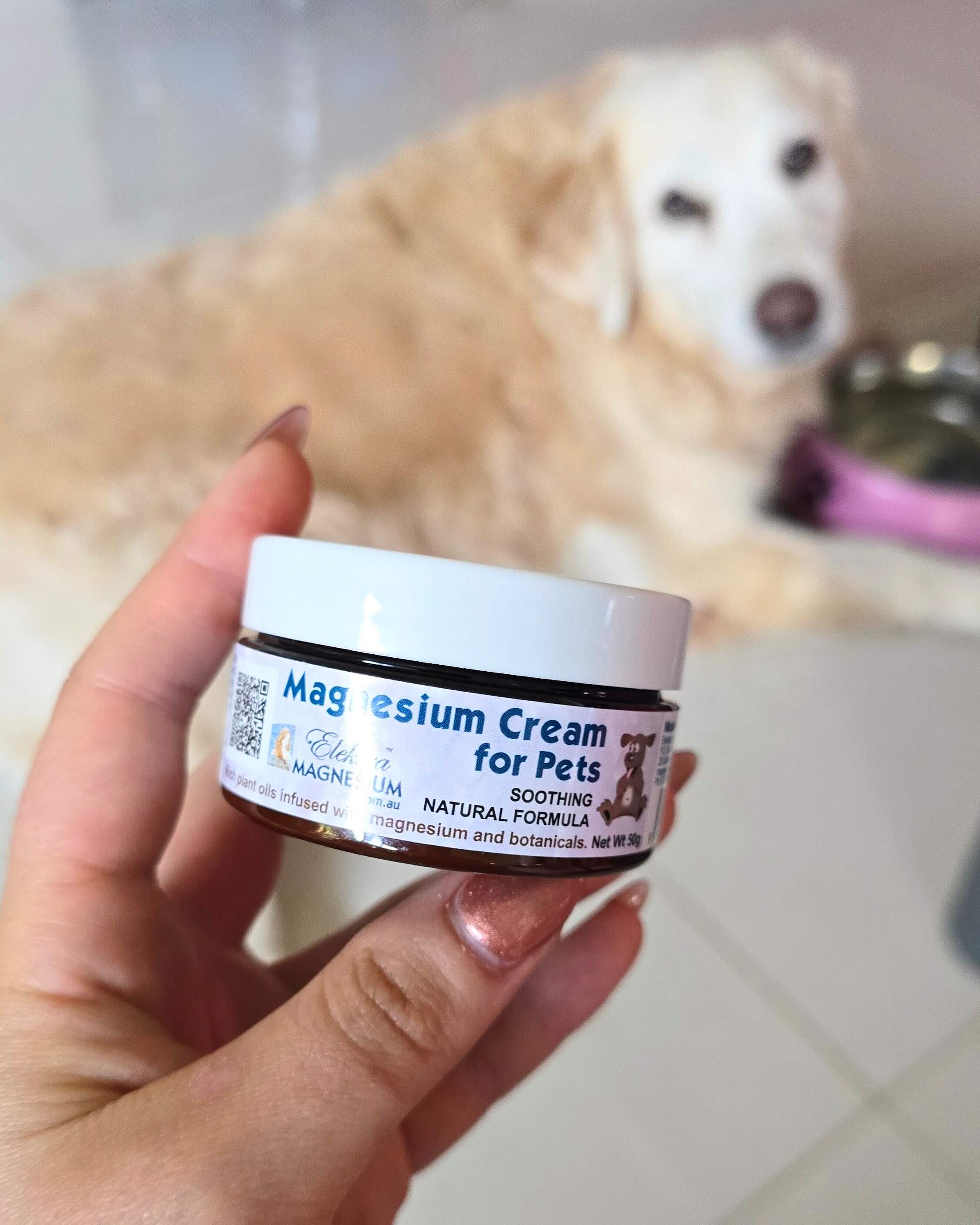 Magnesium Pet Cream 50g Jar