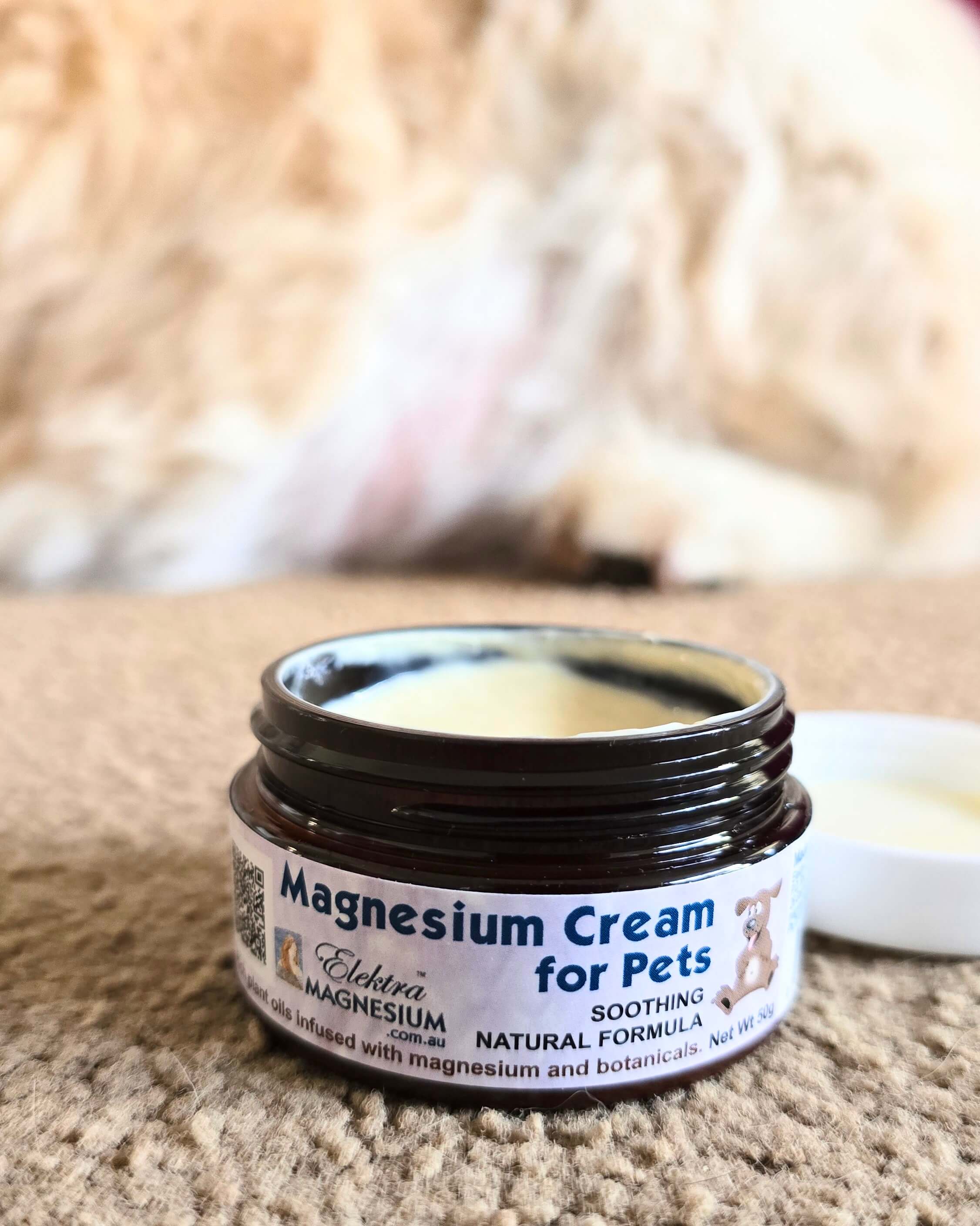Magnesium Pet Cream 50g Jar