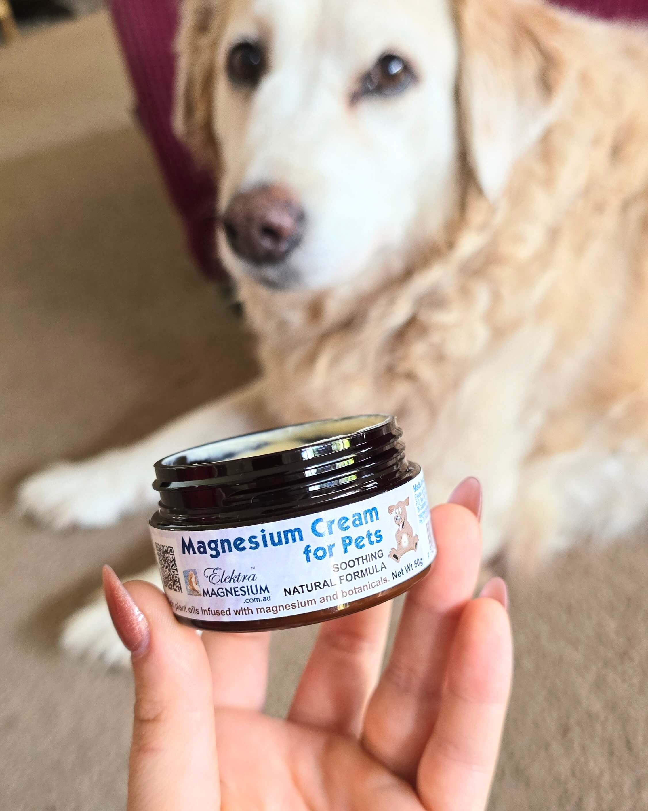 Magnesium Pet Cream 50g Jar