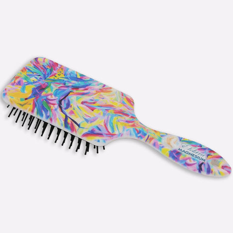 rainbow rectangle hairbrush