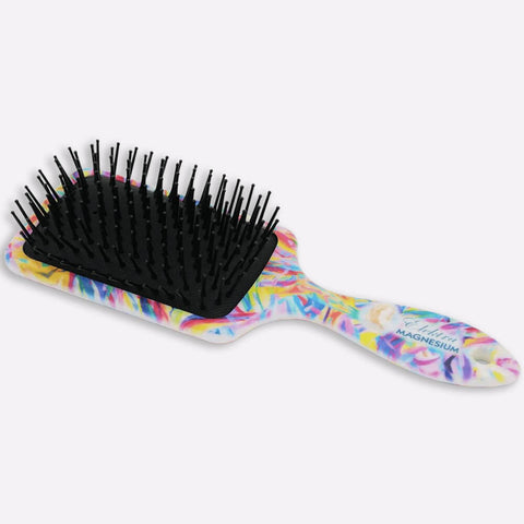 rainbow rectangle hairbrush