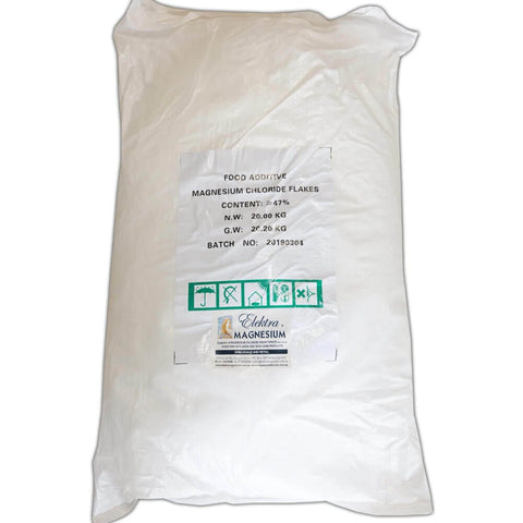 Magnesium Chloride Bulk 20kg Food Grade