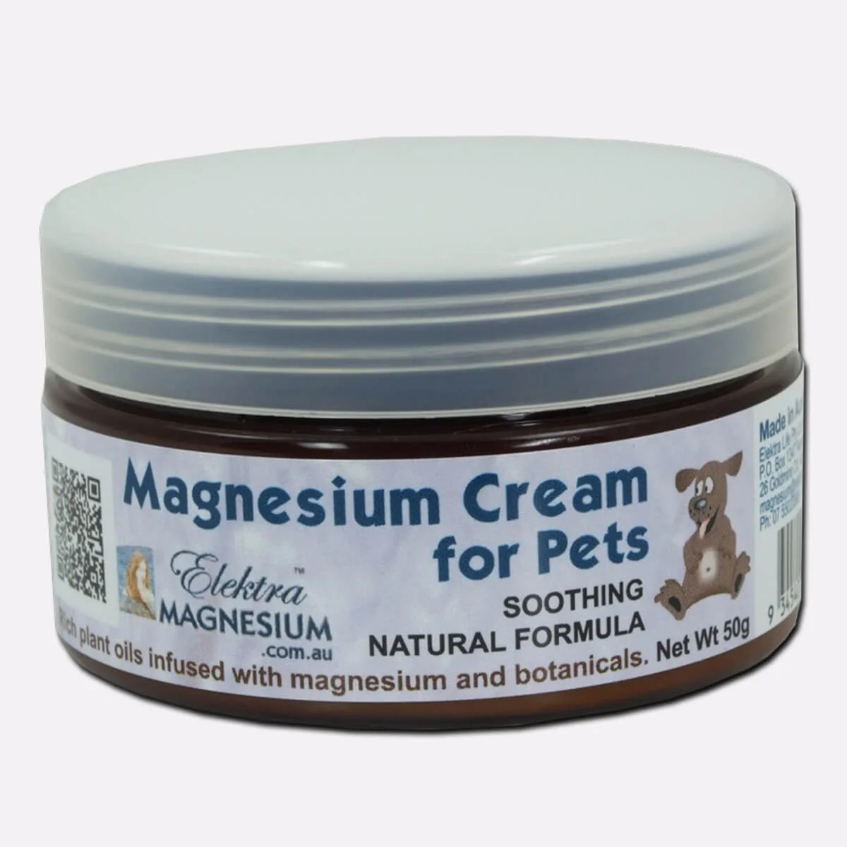 Magnesium Pet Cream 50g Jar