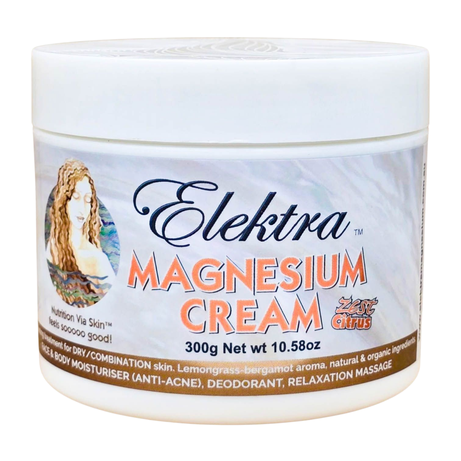 Magnesium Cream Zest-Citrus
