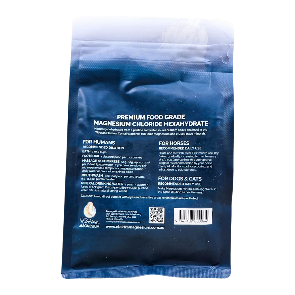 Magnesium Chloride Flakes (Certified Food Grade)