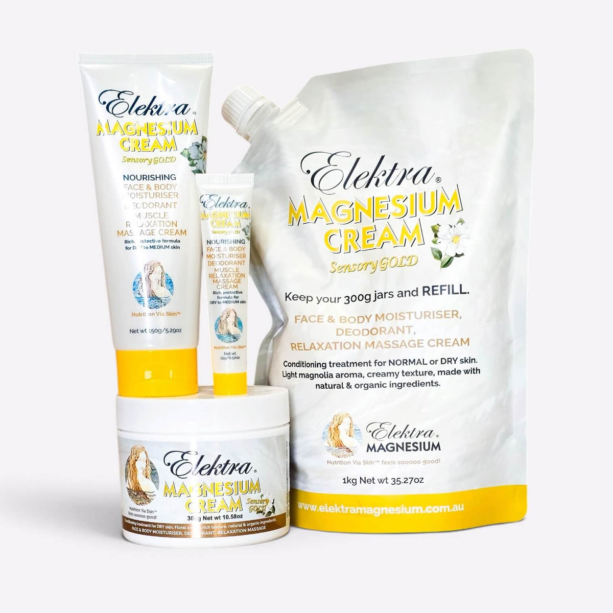 Magnesium Cream Sensory Gold