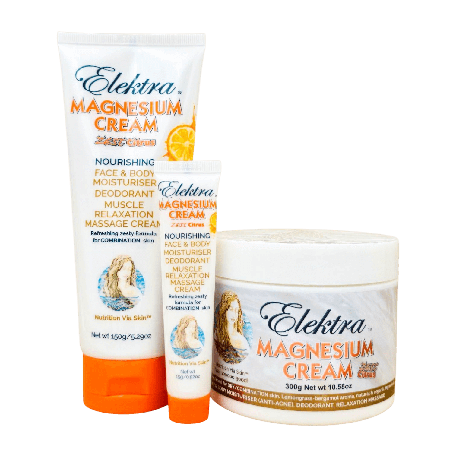 Magnesium Cream Zest-Citrus